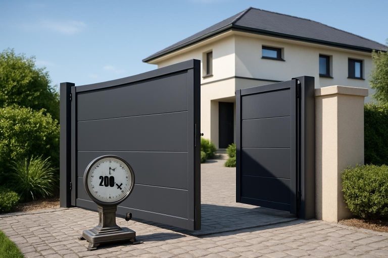 découvrez quel est le poids standard d'un portail et nos conseils pratiques pour bien le choisir en fonction de vos besoins et de votre installation.