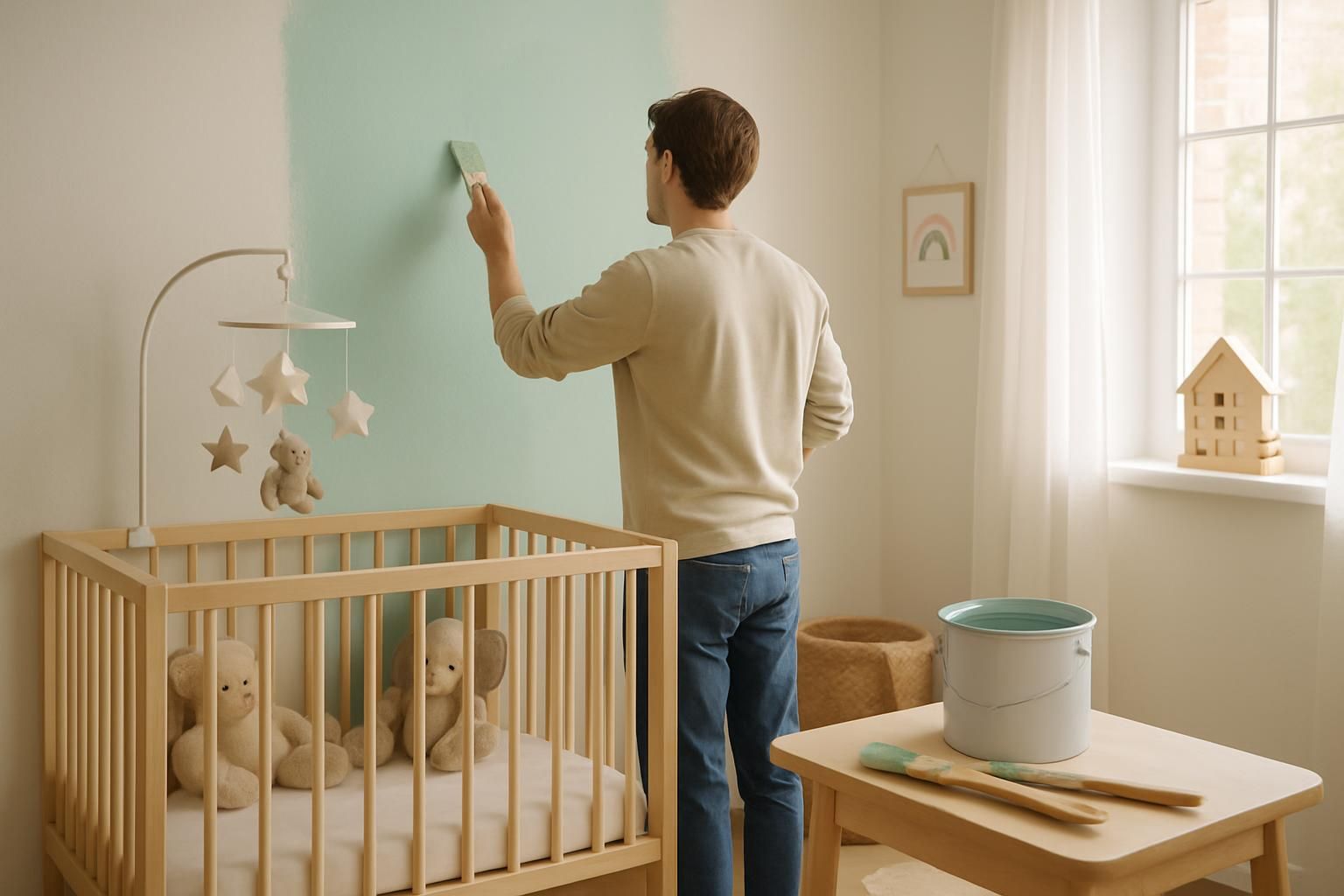 découvrez nos conseils pratiques pour peindre la chambre de votre bébé en toute sécurité et créer un espace doux et apaisant.